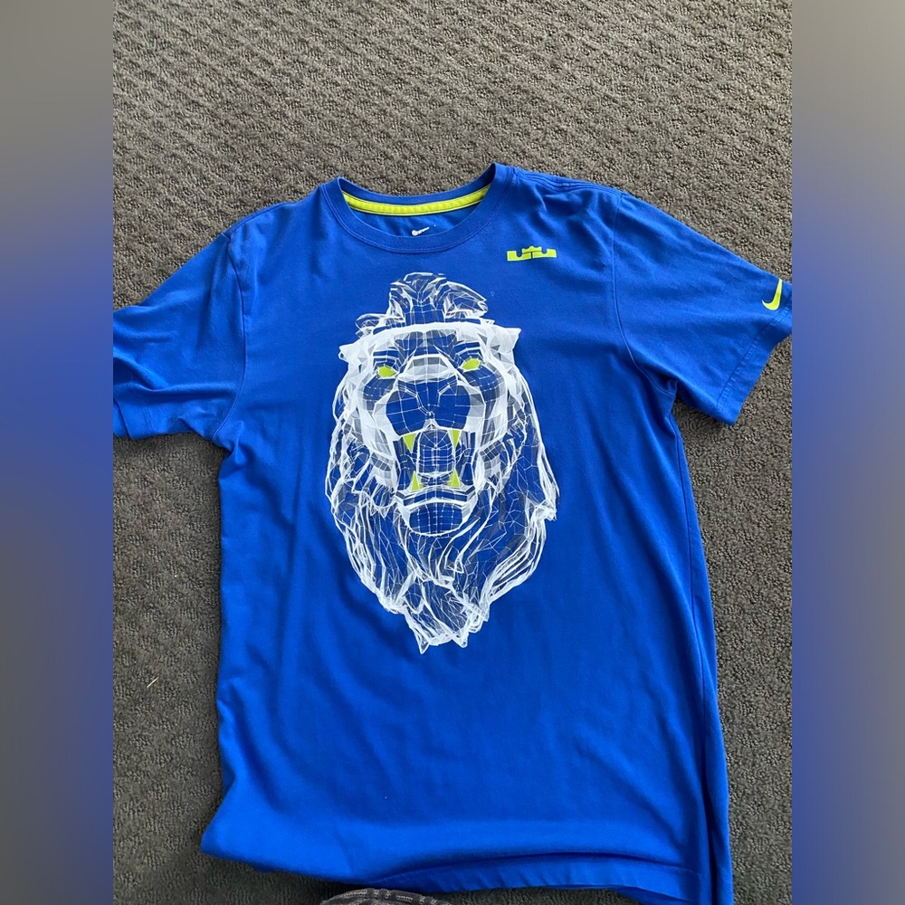 Small Blue and Lime green tee